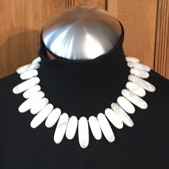 Cleopatra style necklace of varied polished agate - Picture 8 of 8